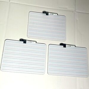 Pen + Gear MDF Dry Erase Double Sided 9” x 12” Whiteboards (3 Pack) NWT